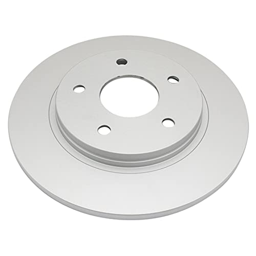 TRQ Front Rear Brake Rotor Set G Coated - style: BRA15440