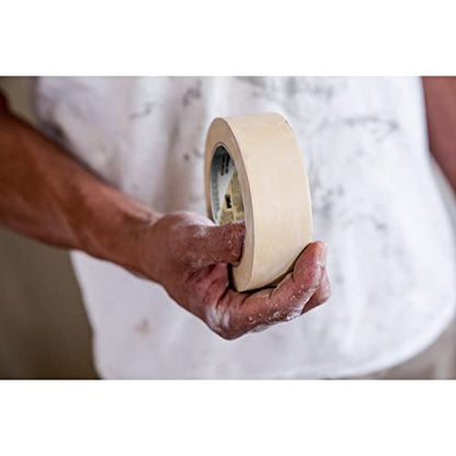 Scotch Painter's Tape Contractor Grade Masking Tan, Tape for General Use, Multi-Surface Adhesive Tape, 1.41 Inches x 60.1 Yards, 6 Rolls - size: 1.41" Width