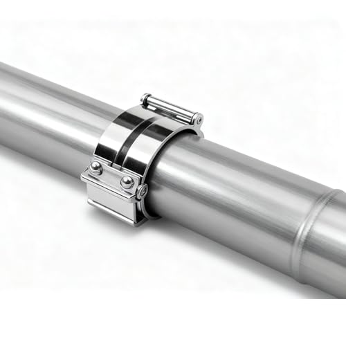 1 Set Stainless Steel Exhaust Pipes for 2008-2010 Ford F-250 F-350 F-450 Super Duty 6.4L V8 4" Powerstroke Diesel - size: for 2008-2010 F-250 F-350 F-450