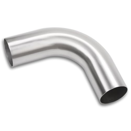 90 Degree Elbow 3.5 Inch 89mm OD Aluminum Intercooler Pipe Piping Air Intake Tube, 1.5D Radius, Brushed Finish - color: 90 Degree - 1PC, size: OD: 3.5" (89mm)