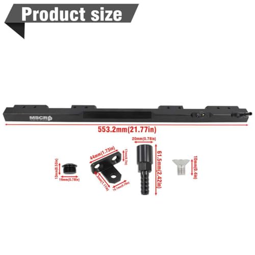 Aluminum Fuel Rail Fits For Jeep Wrangler/TJ/Cherokee XJ 4.0L 1997-2001