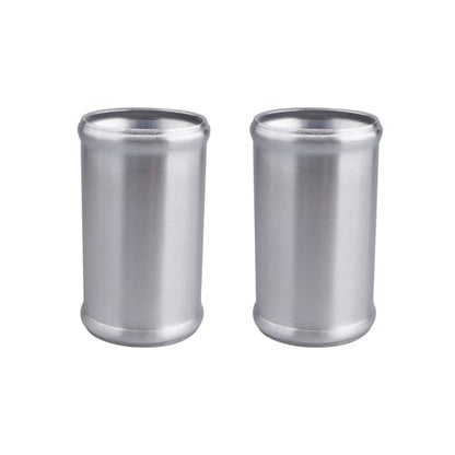 AC PERFORMANCE OD 2.25" Aluminum Tube Hose Joiner 2PCS - size: 2.25" (57mm)