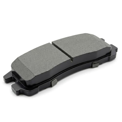 D699 D714 Front Rear Ceramic Brake Pads With Clips Fit For Buick Century/LeSabre/Regal/Riviera/Park Avenue,For Cadillac DeVille/Eldorado/Seville,For Chevrolet Impala/Venture/Monte Carlo (8 pcs) - size: D699 D714