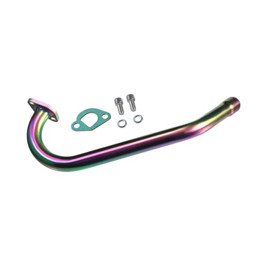 Exhaust Pipe With Female Threaded For Predator 196cc 212cc Colorful - size: colorful