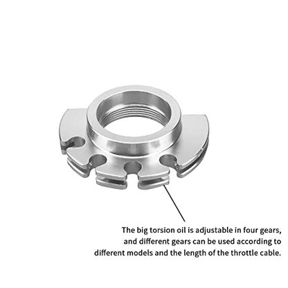NIBBI Full Twist Throttle Mini Bike Throttle - color: Silver