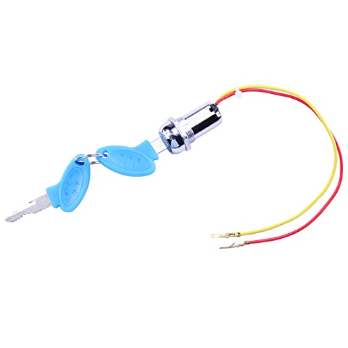 2 Wires Ignition Switch Key Starter Switch with 2 Keys On-Off