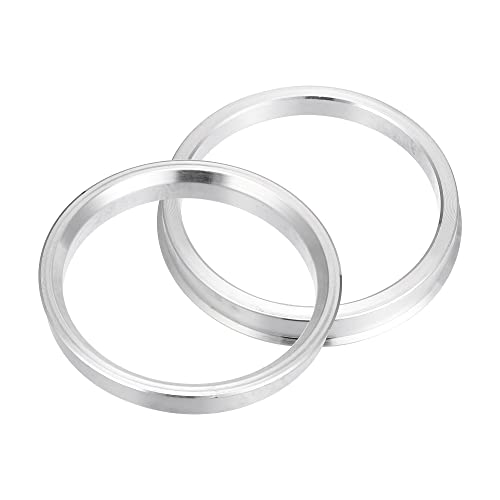 X AUTOHAUX 4pcs OD 76mm to ID 66.6mm Aluminum Alloy Car Auto Hub Centric Rings Wheel Bore Center Spacer Replacement - size: 76mm-66.6mm