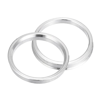 X AUTOHAUX 4pcs OD 76mm to ID 66.6mm Aluminum Alloy Car Auto Hub Centric Rings Wheel Bore Center Spacer Replacement - size: 76mm-66.6mm