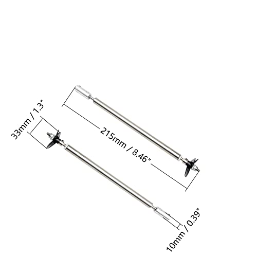 Fielect Drive Shaft w Propeller and Universal Joint for RC Boat, L200mm Shaft, L150mm Sleeve, D36mm Propeller, Fit for 3.17mm Motor Shaft - color: 3.17mm 20cm 15cm