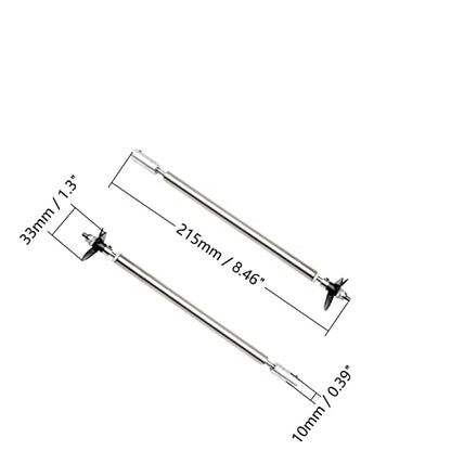 Fielect Drive Shaft w Propeller and Universal Joint for RC Boat, L200mm Shaft, L150mm Sleeve, D36mm Propeller, Fit for 3.17mm Motor Shaft - color: 3.17mm 20cm 15cm
