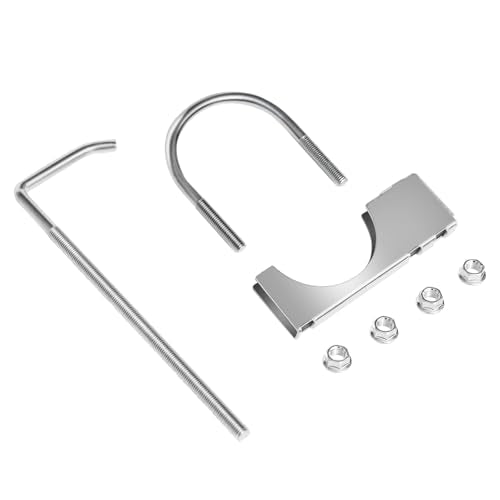 3" Universal Exhaust Clamp with Hanger, 2 PCS - size: 3 Inch