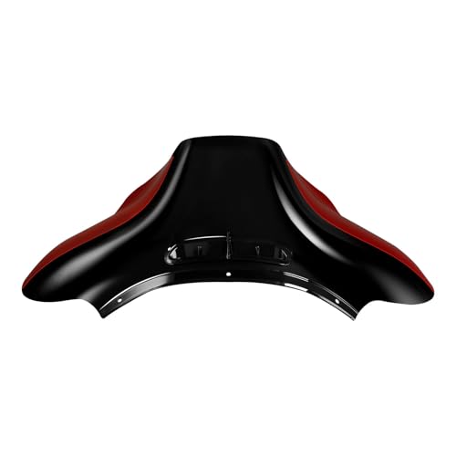 HR3 Billiard Red/Vivid Black Batwing Outer Fairing Body + Vent Trim Compatible with 2021 Ultra Limited FLHTK - color: Billiard Red / Vivid Black