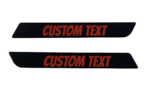 Kustom Cycle Parts Premium Aftermarket Custom Text Saddlebag Inserts! Comes in pairs. Fits Harley Davidson Touring Models. Street Glides Road Glides Road King Ultra Eletra Glide. (2013 and Older) - style: 2013 and Older