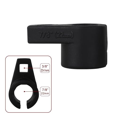 5 Pcs Automotive Oxygen Sensor Socket Wrench Remover tool and Thread Chaser Set