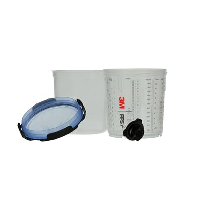 3M PPS 2.0 Spray Gun Cup Lids and Liners Kit, 26301, 22 oz, Standard - size: Standard, 125-Micron Filter