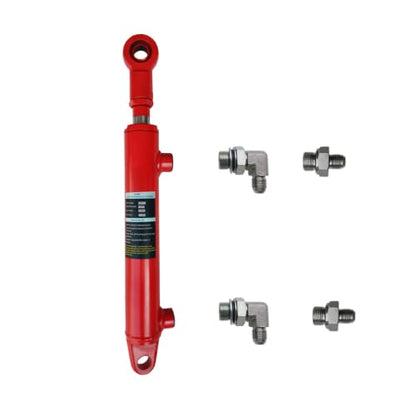 1.5" Bore Double Acting Hydraulic Cylinder, 8" Stroke Options, Welded Hydraulic Ram, 3000 PSI for Farm Equipment, Trailers, Machinery & DIY Projects(1.5 * 8) - size: 1.5*8