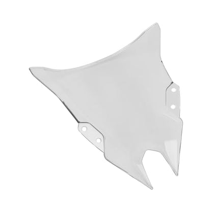 Motorcycle 18.4" Windscreen Windshield Replacement for Kawasaki Ninja500 Ninja 500 SE 2024 2025 2026 PC Windscreen Double Bubble (Transparent) - color: Transparent