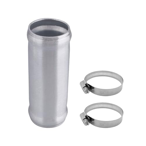 AC PERFORMANCE OD 1.5" Aluminum Tube Hose Joiner with Clamps - size: 1.5" (38mm)