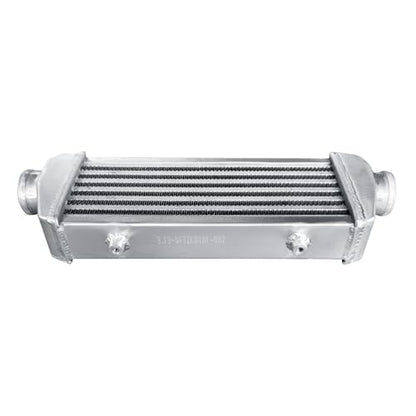 Universal Intercooler 18.5''x6.6''x2.7" Front Mount Intercooler 2.2'' Inlet and Outlet Aluminum Turbo Intercooler Direct Replacement for Any Turbo Charger system - size: 18.5''x6.6''x2.7" 2.2''