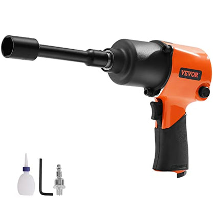 VEVOR Air Impact Wrench, 1/2" Drive Air Impact Gun Up to 880ft-lbs Nut-busting Torque, 7500RPM Lightweight Pneumatic Tool for Auto Repairs and Maintenance - size: 1/2-Inch/880 ft-lbs