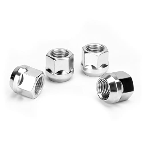 1/2"-20 Open End Bulge Acorn Wheel Lug Nuts, 20pcs 1/2 Cone Seat Lugnuts - size: 1/2"-20-20PCS