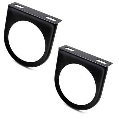 52mm Gauge Mount, 2 Inch Single Hole Gauge Mounting Panel Bracket Pod, Universal Meter Gauges Pillar Mount Pod Holder Automotive Accessories for Car, Truck, Boat and More (2PCS) - size: 2 Pieces