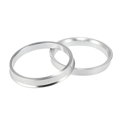 X AUTOHAUX 4pcs Aluminium Alloy Hub Centric Rings Wheel Bore Center Spacer - size: 64.1mm