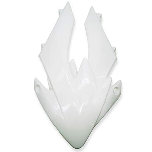 CLEO Plastic Fender Fairing Body Work Kit Set，Plastic Body Fender Kit 7 piece for CRF50 Chinese Mini Dirt Bikes - color: white