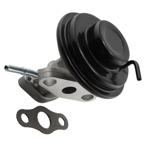 EGR Exhaust Gas Recirculation Valve w/Gasket Vacuum Solenoid Compatible with 1997-2001 Camry 99-01 Solara 98-00 4-Cylinder Engine Transmission Models Replaces 25620-74330