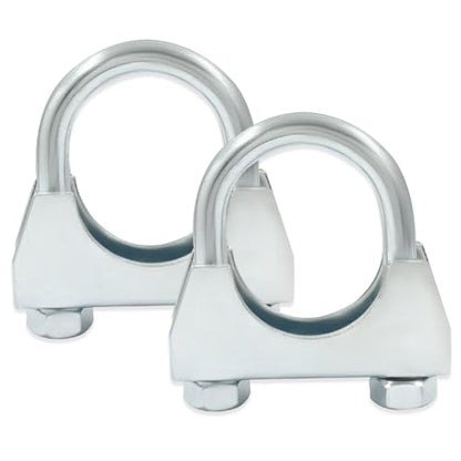 1-1/4'' U Bolt Muffler Exhaust Clamp, Pack of 2 - size: 1-1/4",2PCS