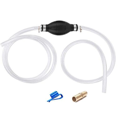 Gas Siphon Pump, Hand Siphon Pump for Gasoline Transfer Manual Siphon Pump for Water Fish Tank, Fuel Siphon Pump for Gasoline. (Gas Siphon Hose Included)