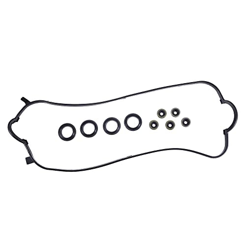 X AUTOHAUX Valve Cover Gasket Set for Honda Accord 2.3L L4 1998-2002 for Honda Odyssey 2.2L L4 1998-1998 for Acura CL 2.3L L4 1998-1999