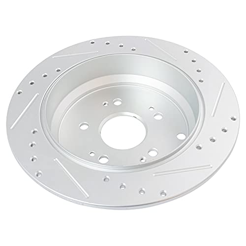 TRQ Performance Front and Rear Brake Pad and Rotor Set Ceramic Coated