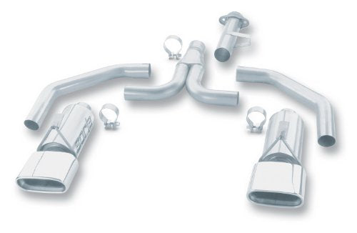 BORLA 140082 Cat-Back Performance Exhaust System for 1986-1991 Chevrolet Corvette (C4) 5.7L V8 Automatic/Manual Transmission Coupe/Convertible (EXCEPT ZR1).