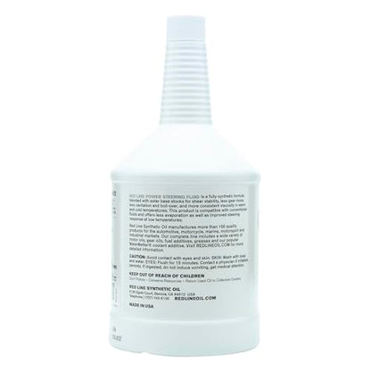 Red Line 30404 Power Steering Fluid - 1 Quart (2 Pack)