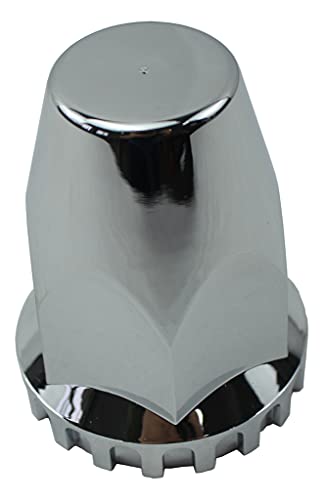 ABS Chrome Plastic 33mm Thread-on Standard Lug Nut Covers for Semi Trucks (Pack of 40) - color: Pack of 40