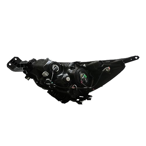 PartsFlow Halogen Headlight Chrome Housing Headlamp Right Passenger Side For 2015 2016 2017 Subaru Legacy Fit 2015 2016 2017 Subaru Outback - color: Chrome Housing Right Side