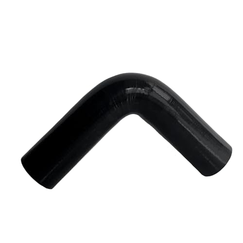 ID 3.5" 90 Degree Silicone Elbow Coupler Hose 8" Leg Length - size: ID: 3.5"