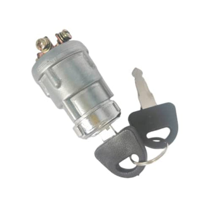 Ignition Starter Switch with 4 Position 4 Connection Terminal 2 Keys for Car, Moto, Tractor, Forklift, Truck, Scooter, Trailer, Agricultural,Modified Car Pit Quad Go Kart UTV Moped Buggy… - color: JK424 (4 Terminal )