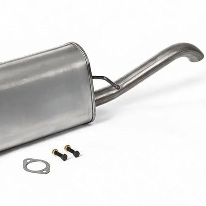 54861 Stainless Steel Rear Exhaust Muffler for 2009-2011 Chevy Aveo 1.6L - size: 2009-2011 Chevy Aveo 1.6L