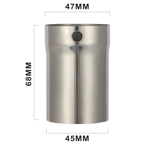 1PCS Exhaust Baffle Silencer DB Killer Muffler for 1.9 2 inch Exhaust Pipe - size: 1-Pack Style C