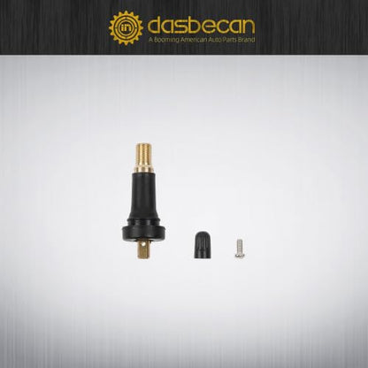 Dasbecan 100pcs 17-20008 TPMS Snap-in Tire Pressure Sensor Valve Stem