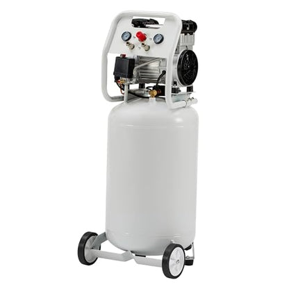 Albott 20 Gallon Electric Air Compressor, 1.8 HP Vertical Wheeled Tank - style: 20 Gal