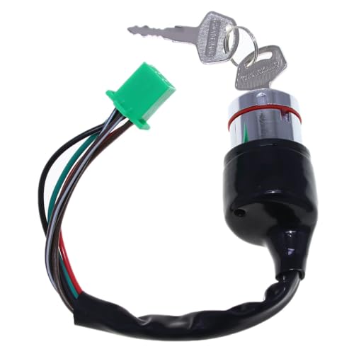 Ignition Key Switch Lock Assembly Fit for 6 Pins 6-Wires ATV Ignition 125