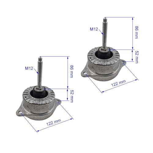 Left Right Engine Mount Motor Mount Set 2pcs Fit for Porsche 911 Carrera 99337504906