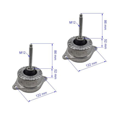 Left Right Engine Mount Motor Mount Set 2pcs Fit for Porsche 911 Carrera 99337504906