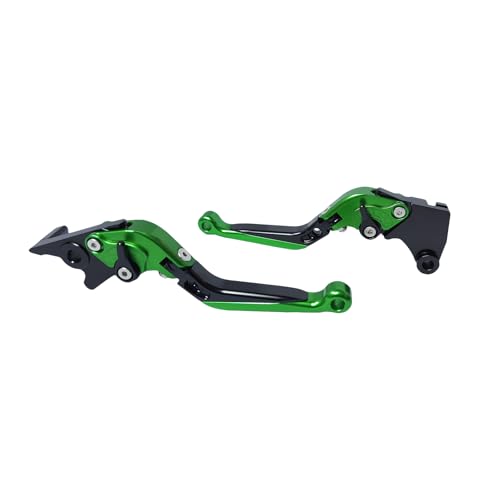 Brake Clutch Levers Replacement for Kawasaki Ninja 500 400 300 - color: Black Green