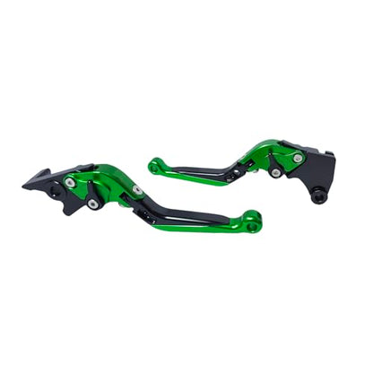 Brake Clutch Levers Replacement for Kawasaki Ninja 500 400 300 - color: Black Green
