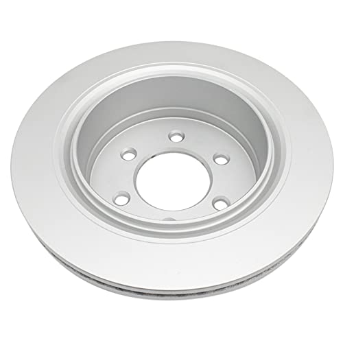 TRQ Front & Rear Brake Rotors Set Premium G-Coated - style: BRA15442