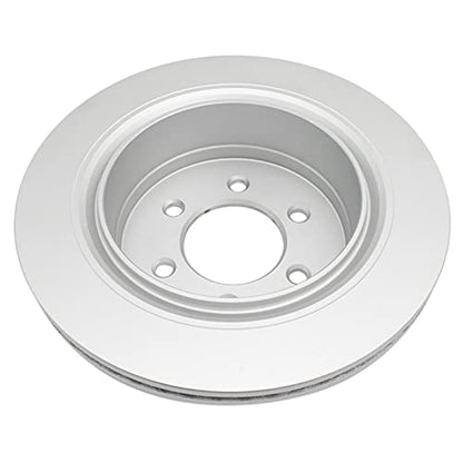 TRQ Front & Rear Brake Rotors Set Premium G-Coated - style: BRA15442